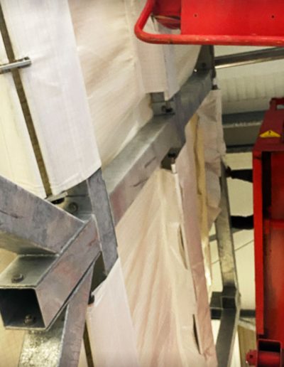 Montage rapide de la toile Easyvrac® sans dépose du châssis