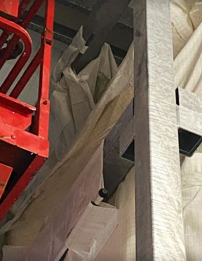 Intervention sur le silo souple textile