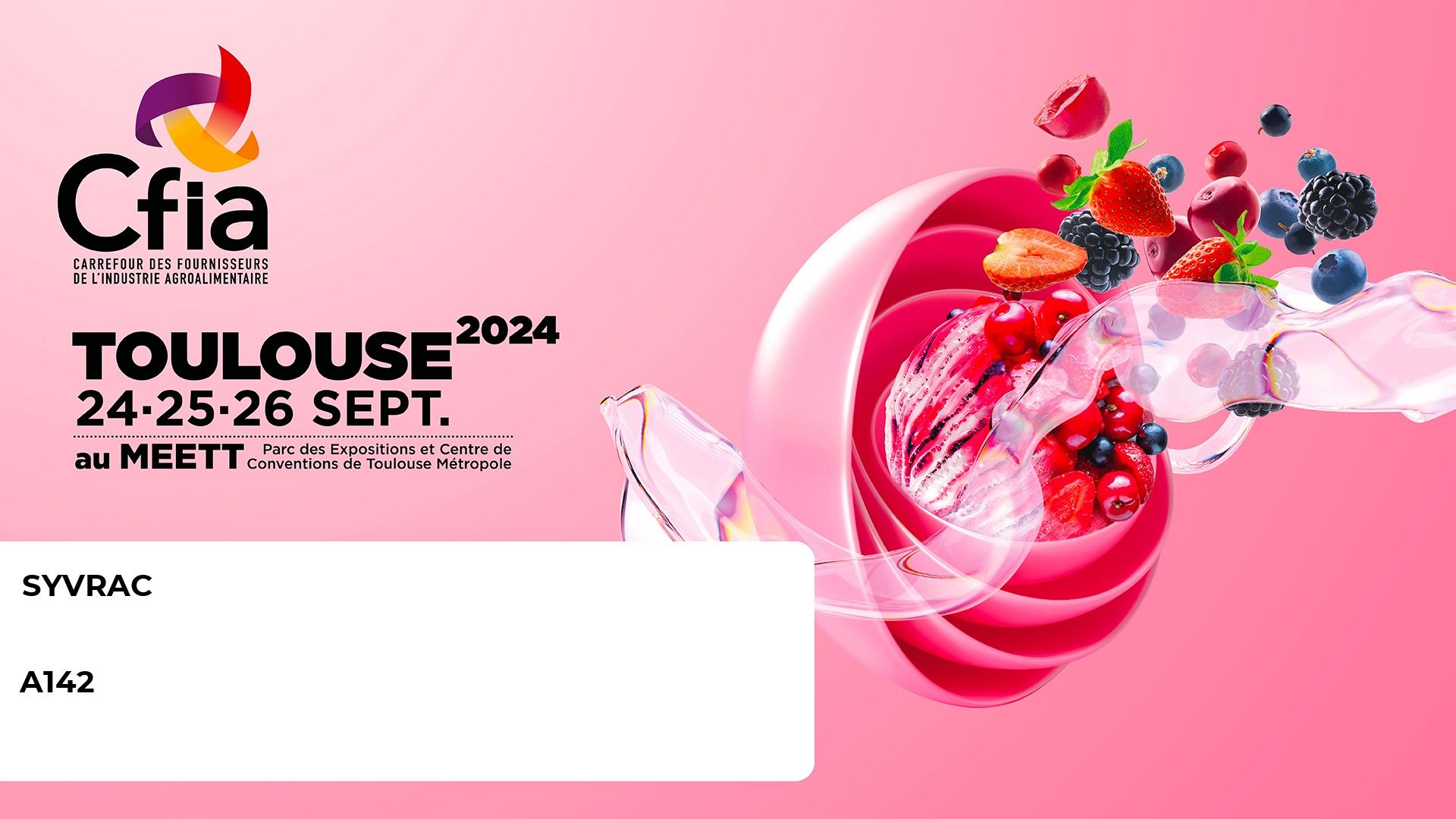 Le salon CFIA 2024 à Toulouse.