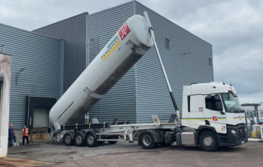 Déchargement camion