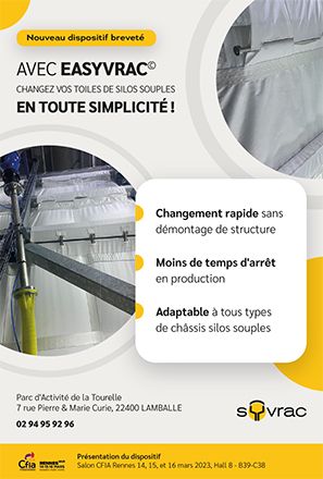 Silos de stockage de produits en vrac.