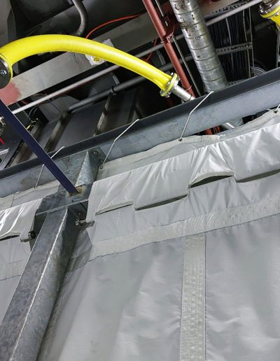 Transfert du bicarbonate dans le silo souple