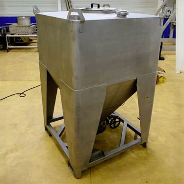Conteneur IBC industriel en inox