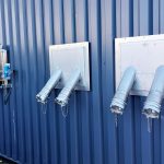 Chargement des silos de farine par l'extérieur