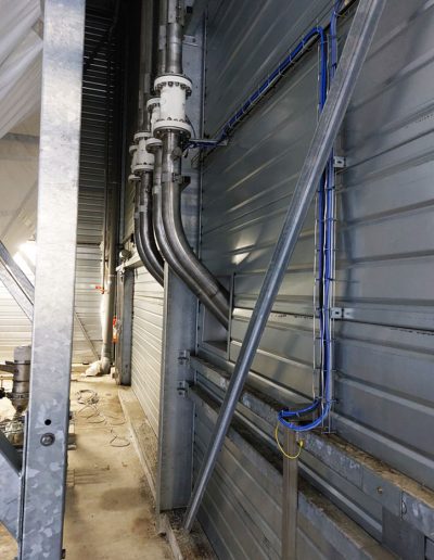 Convoyeurs de chargement des silos souples