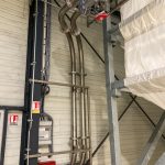 Silos souples connectés au réseau de dépotage
