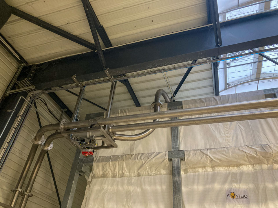 Installation technique du réseau de dépotage