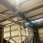Silos souples connectés au réseau de dépotage