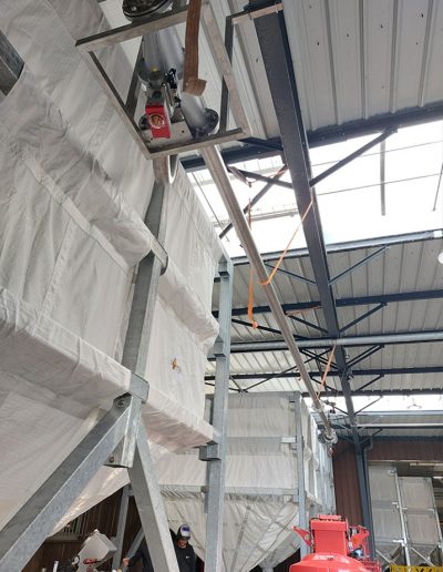 Vis de transfert et silos de stockage souples