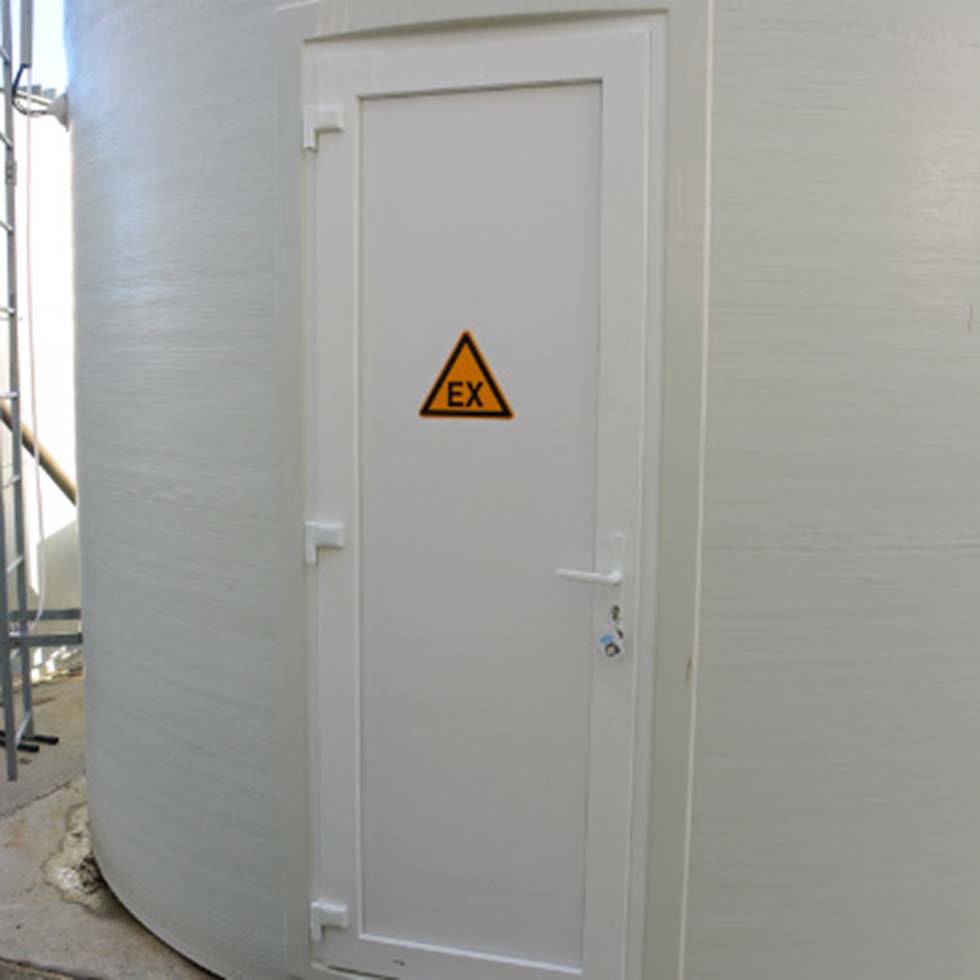 Silo isophtalique conforme aus normes ATEX