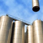 Silo industriel en aluminium