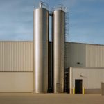 Silo industriel en aluminium