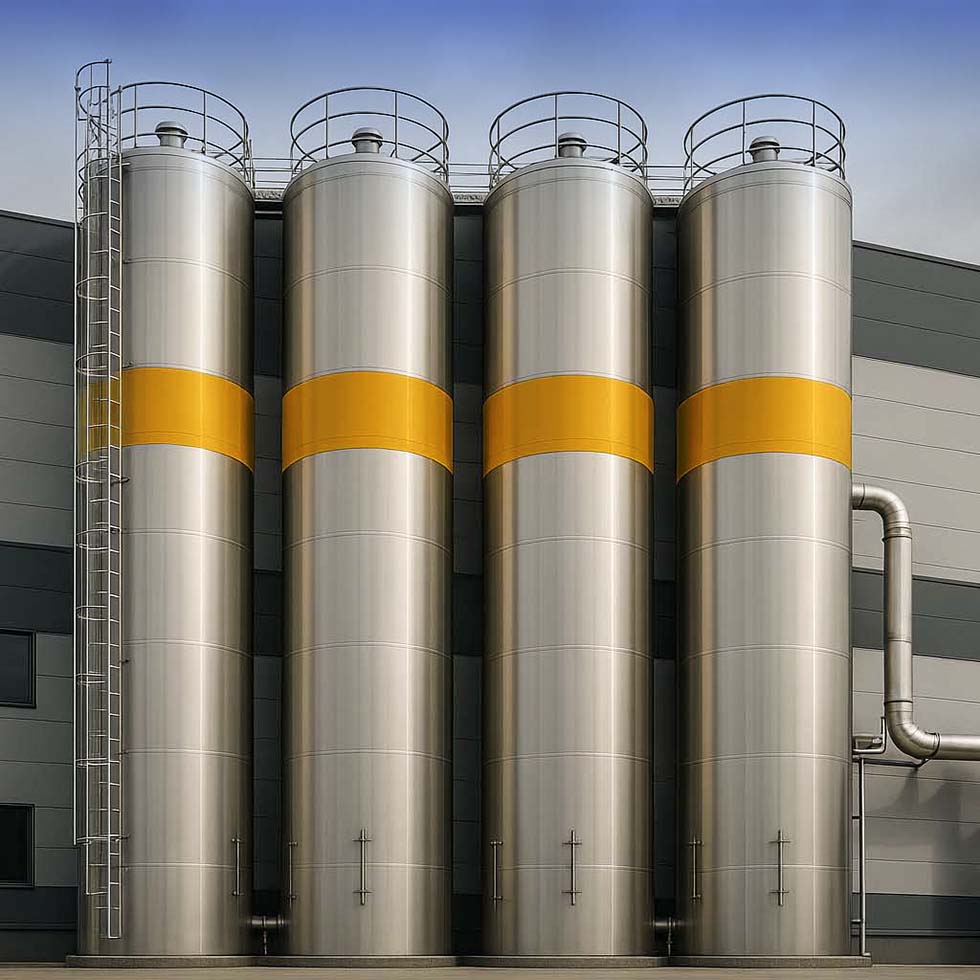 Silo aluminium ATEX pour produits explosifs ou sensibles