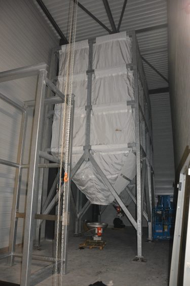 Silo souple pour stockage de farine de blé