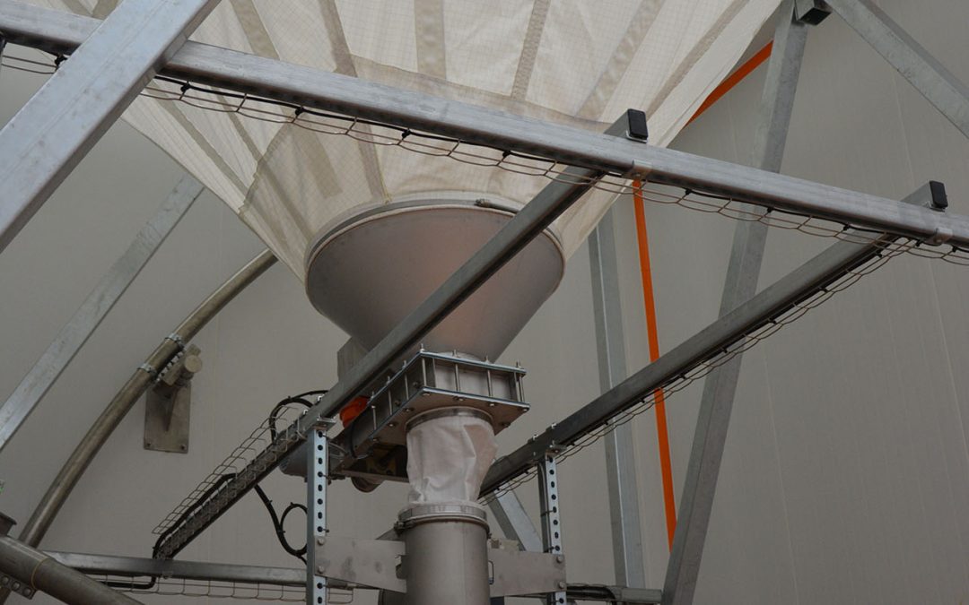 Fonds vibrants pour silos souples