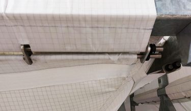 Les coutures renforcées du silo souple