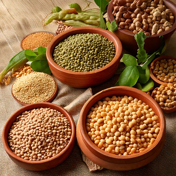 Les protéines végétales sont utilisées dans les recettes alimentaires.