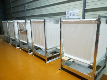 Stacks de dépoussiérage et de refonte du sucre