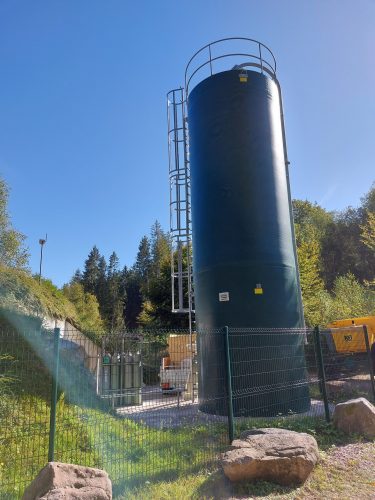 Solution de stockage en silo pour le calcaire.