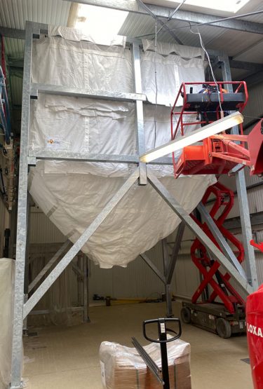 Montage d'un silo souple de 51m3