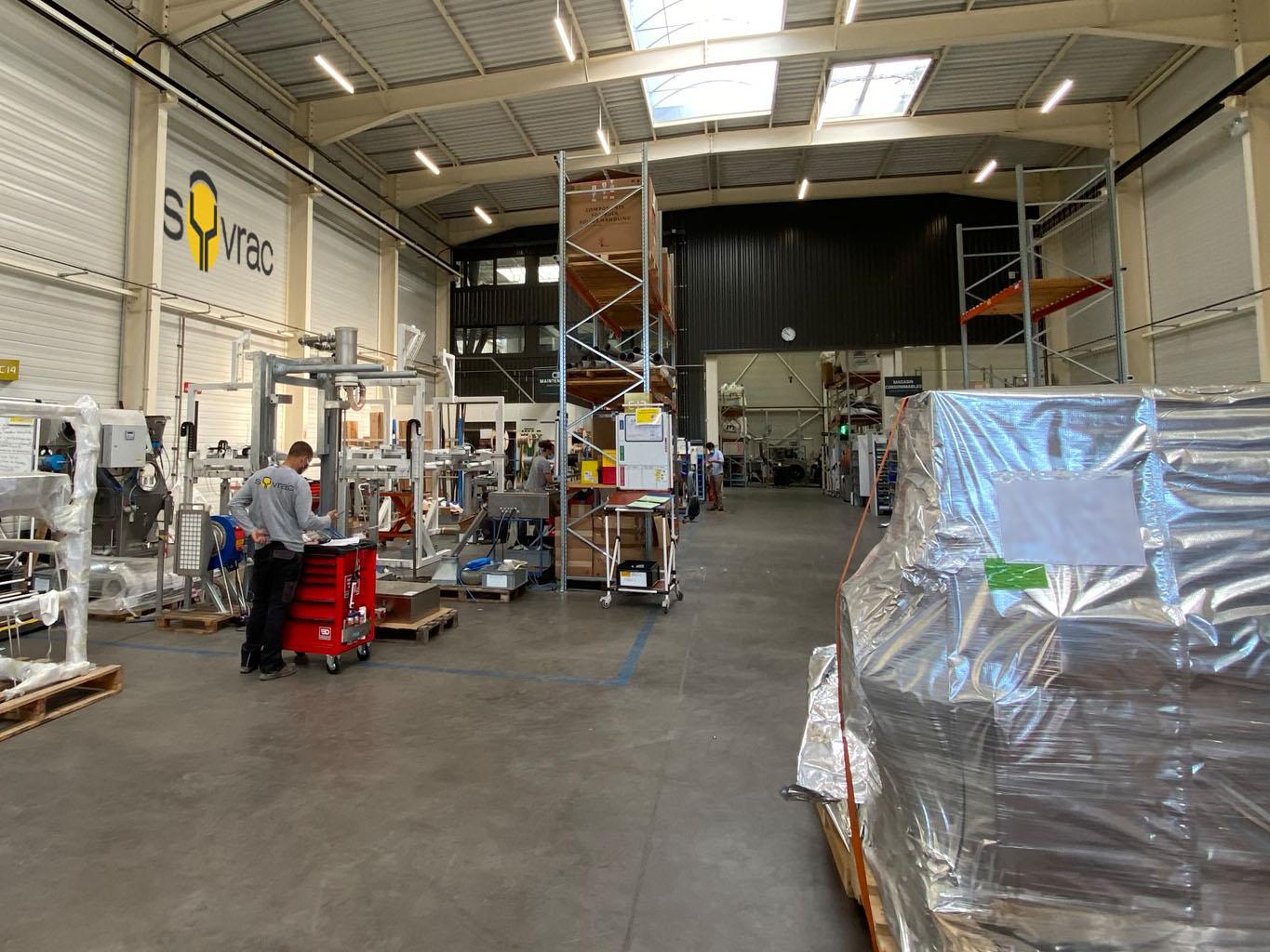 La préparation et le montage des silos Syvrac
