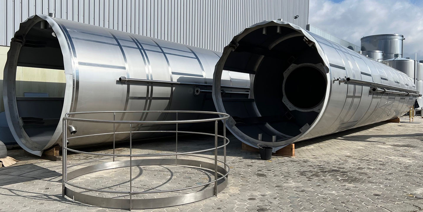 Présentation des silos en acier inox