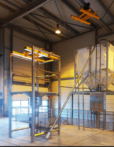 Silos de stockage de sel pour le déneigement