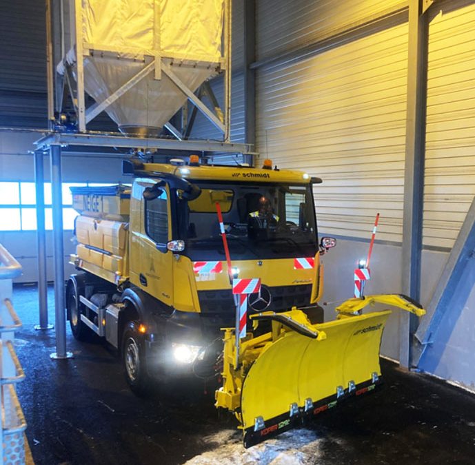 Stockage et la manutention de sel de déneigement