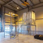 Système de vis souple pour le transport de granulés depuis un silo souple